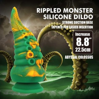 Power Monsters Abyssal Colossus - 22.5 cm Rippled Monster Silicone Dildo Baile - Boys of Toys Sp. z. o.o. (dystrybutor)