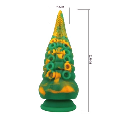 Power Monsters Abyssal Colossus - 22.5 cm Rippled Monster Silicone Dildo Baile - Boys of Toys Sp. z. o.o. (dystrybutor)