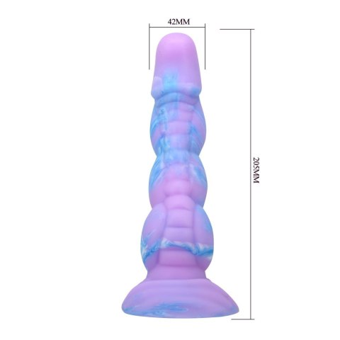 Power Monsters Alien - 20.5 cm Rippled Monster Silicone Dildo Baile - Boys of Toys Sp. z. o.o. (dystrybutor)