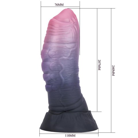 Power Monsters Dreadful Fiend - 24 cm Rippled Monster Silicone Dildo Baile - Boys of Toys Sp. z. o.o. (dystrybutor)