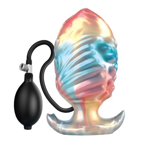 Power Monsters Ebon Leviathan - 18 cm Rippled Monster Silicone Dildo Baile - Boys of Toys Sp. z. o.o. (dystrybutor)