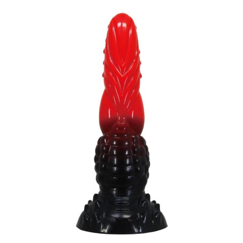 Power Monsters Fire Dragon - 24.5 cm Rippled Monster Silicone Dildo Baile - Boys of Toys Sp. z. o.o. (dystrybutor)