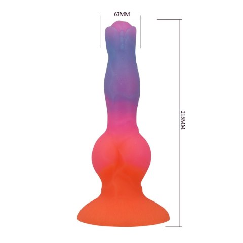 Power Monsters Hercules - 21.5 cm Rippled Monster Silicone Dildo Baile - Boys of Toys Sp. z. o.o. (dystrybutor)