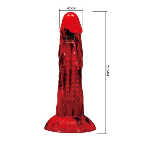 Power Monsters Minotaur - 21 cm Rippled Monster Silicone Dildo Baile - Boys of Toys Sp. z. o.o. (dystrybutor)