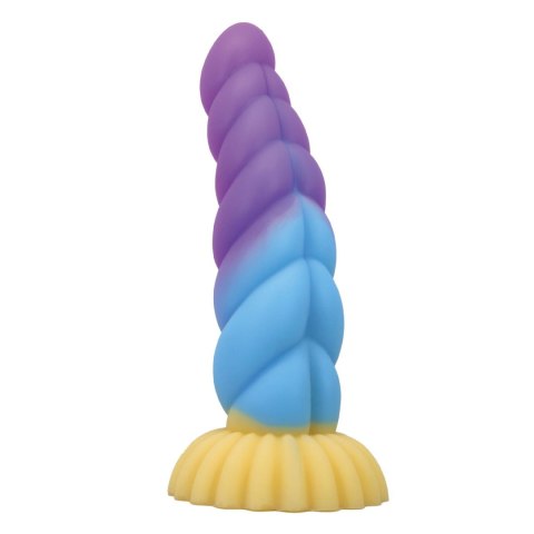 Power Monsters Unicorn - 22 cm Rippled Monster Silicone Dildo Baile - Boys of Toys Sp. z. o.o. (dystrybutor)