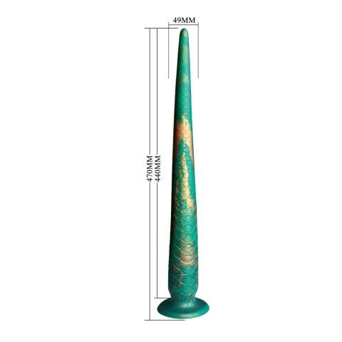Power Monsters Verdant Titan - 47 cm Rippled Monster Silicone Dildo Baile - Boys of Toys Sp. z. o.o. (dystrybutor)