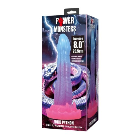 Power Monsters Void Python - 20.5 cm Rippled Monster Silicone Dildo Baile - Boys of Toys Sp. z. o.o. (dystrybutor)