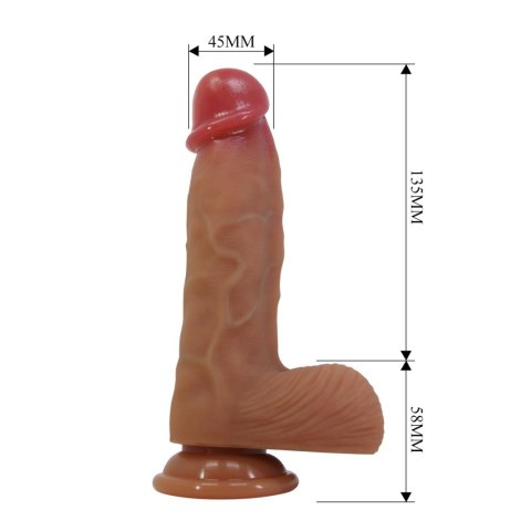 Pretty Love Dwell 7.6" Super Soft Liquid Silicone Dildo Baile - Boys of Toys Sp. z. o.o. (dystrybutor)