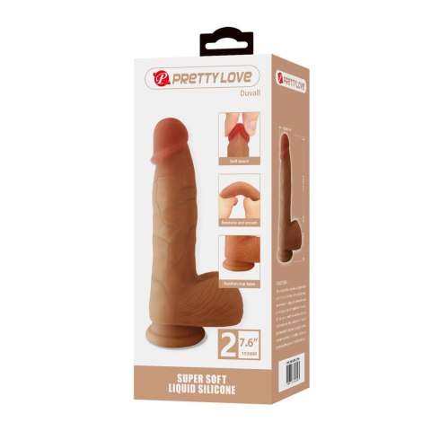 Pretty Love Dwell 7.6" Super Soft Liquid Silicone Dildo Baile - Boys of Toys Sp. z. o.o. (dystrybutor)