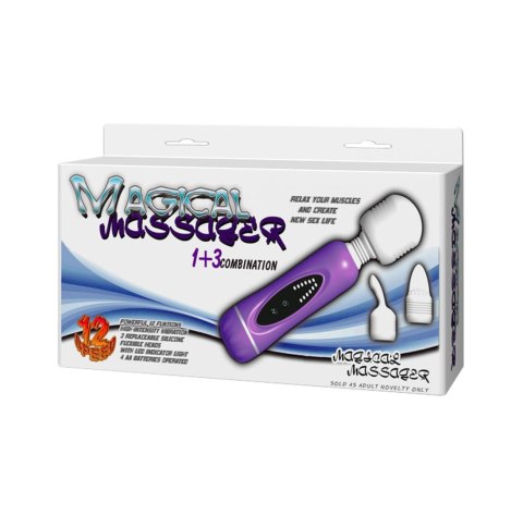 BAILE- MAGICAL MASSAGER,1+3 combination, 12 vibration functions Baile - Boys of Toys Sp. z. o.o. (dystrybutor)