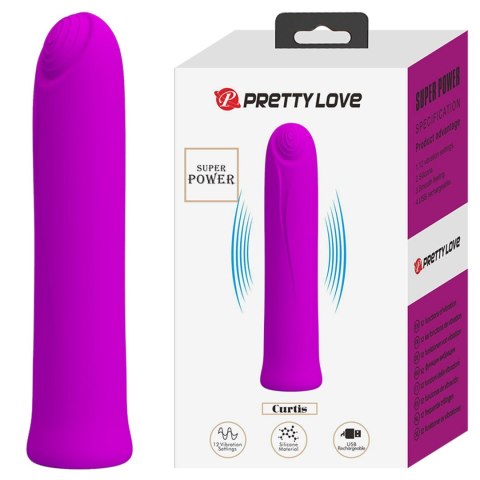 PRETTY LOVE - Curtis, 12 vibration functions Memory function Baile - Boys of Toys Sp. z. o.o. (dystrybutor)