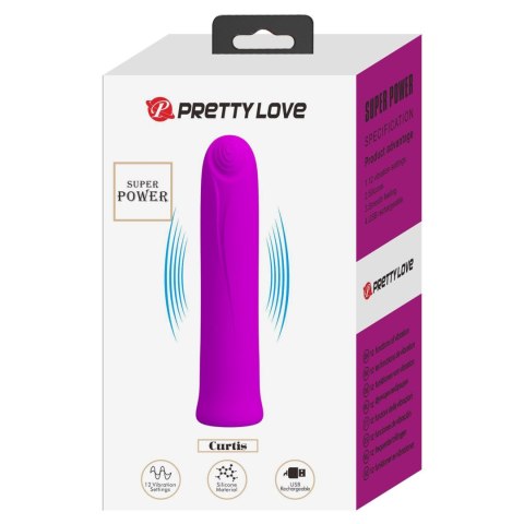PRETTY LOVE - Curtis, 12 vibration functions Memory function Baile - Boys of Toys Sp. z. o.o. (dystrybutor)