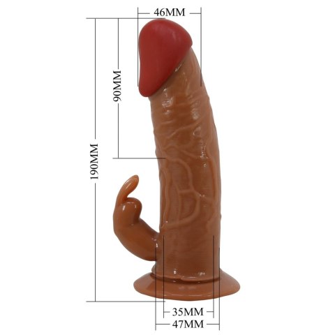 PRETTY LOVE - Marion, Universal Strap-On Harness, Dildo 7.4''TPR, multi-speed vibration Baile - Boys of Toys Sp. z. o.o. (dystrybutor)