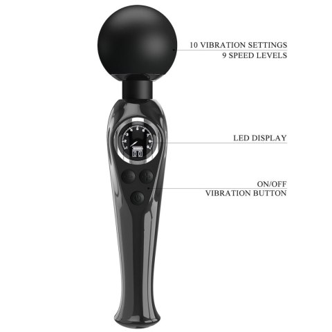 PRETTY LOVE - SKYLER, 10 vibration functions 9 speed levels, Silicone ABS Baile - Boys of Toys Sp. z. o.o. (dystrybutor)
