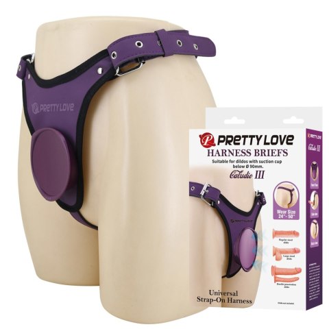 Pretty Love Caldric III Purple Universal Harness Briefs Baile - Boys of Toys Sp. z. o.o. (dystrybutor)