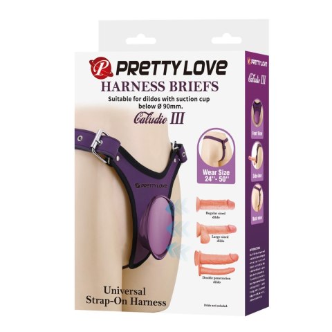 Pretty Love Caldric III Purple Universal Harness Briefs Baile - Boys of Toys Sp. z. o.o. (dystrybutor)