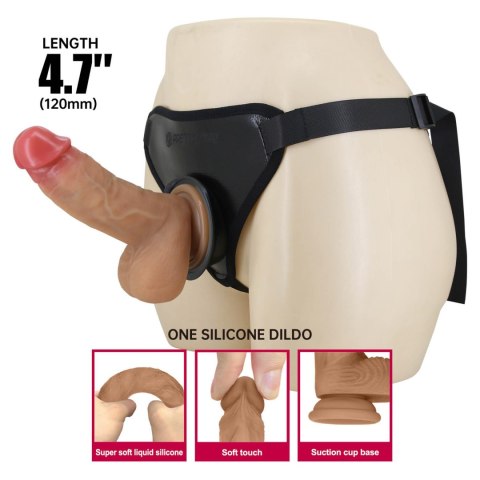 Pretty Love Fogg 4.7" Silicone Dildo with Harness Briefs Baile - Boys of Toys Sp. z. o.o. (dystrybutor)