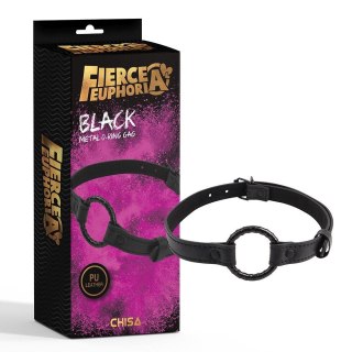 Black Metal O-ring Gag CHISA - Boys of Toys Sp. z o.o. (dystrybutor)