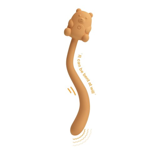 CUTE BEAR, Flirting Stick, 7 vibration functions, Magnetic USB charging Baile - Boys of Toys Sp. z. o.o. (dystrybutor)