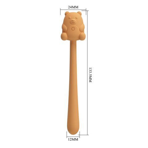 CUTE BEAR, Flirting Stick, 7 vibration functions, Magnetic USB charging Baile - Boys of Toys Sp. z. o.o. (dystrybutor)