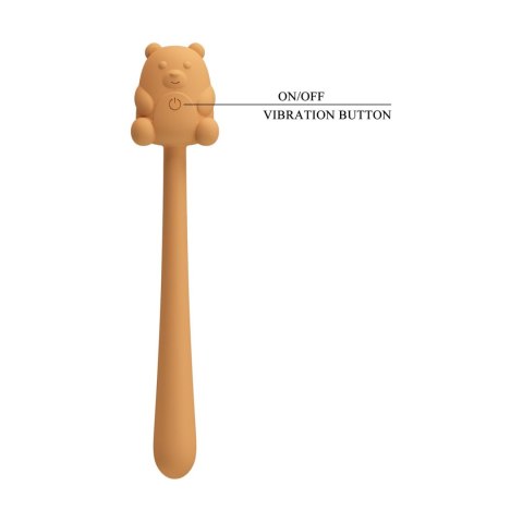 CUTE BEAR, Flirting Stick, 7 vibration functions, Magnetic USB charging Baile - Boys of Toys Sp. z. o.o. (dystrybutor)