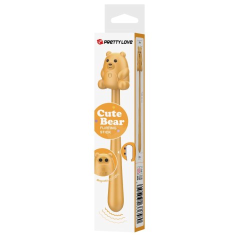 CUTE BEAR, Flirting Stick, 7 vibration functions, Magnetic USB charging Baile - Boys of Toys Sp. z. o.o. (dystrybutor)