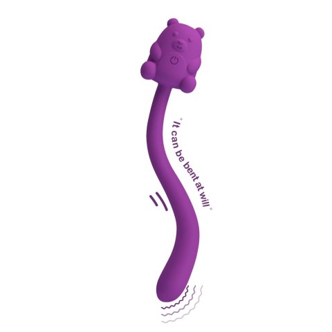 CUTE BEAR, Flirting Stick, 7 vibration functions, Magnetic USB charging Baile - Boys of Toys Sp. z. o.o. (dystrybutor)