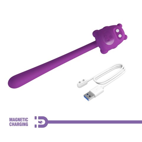 CUTE BEAR, Flirting Stick, 7 vibration functions, Magnetic USB charging Baile - Boys of Toys Sp. z. o.o. (dystrybutor)