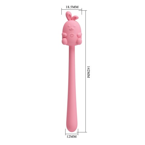 CUTE BUNNY, Flirting Stick, 7 vibration functions, Magnetic USB charging Baile - Boys of Toys Sp. z. o.o. (dystrybutor)