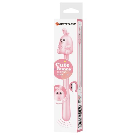CUTE BUNNY, Flirting Stick, 7 vibration functions, Magnetic USB charging Baile - Boys of Toys Sp. z. o.o. (dystrybutor)