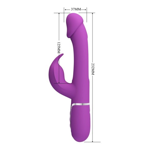 PRETTY LOVE - Kampas Purple, 7 vibration functions 4 licking settings Baile - Boys of Toys Sp. z. o.o. (dystrybutor)