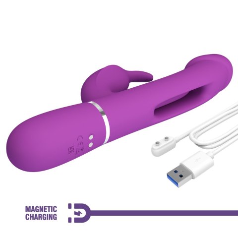 PRETTY LOVE - Kampas Purple, 7 vibration functions 4 licking settings Baile - Boys of Toys Sp. z. o.o. (dystrybutor)