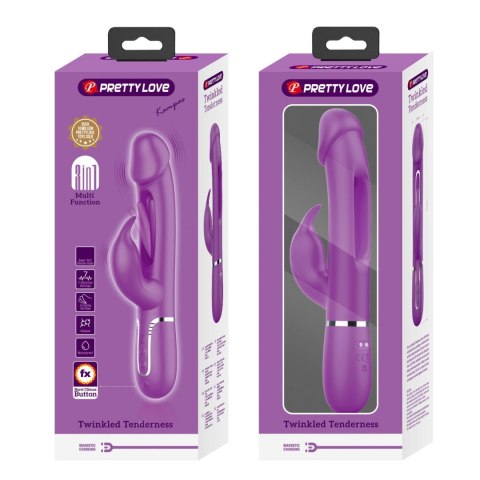 PRETTY LOVE - Kampas Purple, 7 vibration functions 4 licking settings Baile - Boys of Toys Sp. z. o.o. (dystrybutor)