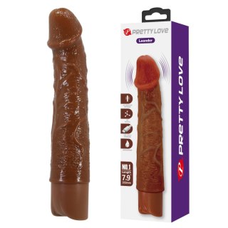 Pretty Love Leander Realistic Vibrating Dildo (Brown Edition) Baile - Boys of Toys Sp. z. o.o. (dystrybutor)