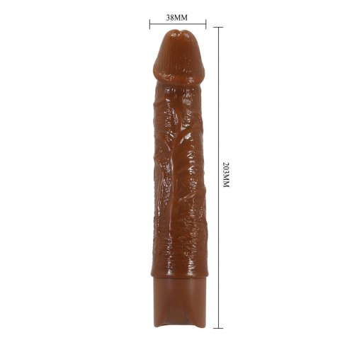 Pretty Love Leander Realistic Vibrating Dildo (Brown Edition) Baile - Boys of Toys Sp. z. o.o. (dystrybutor)