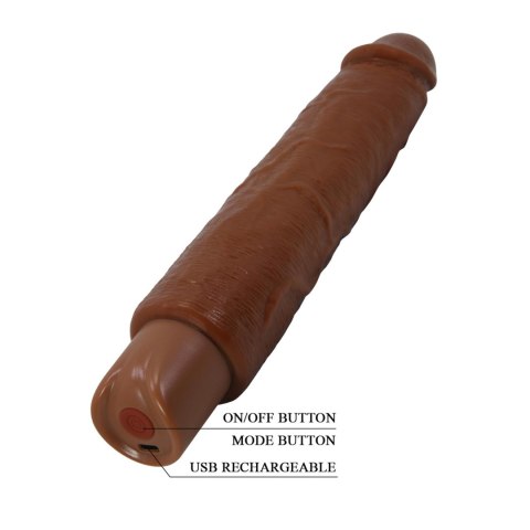Pretty Love Soren Realistic Vibrating Dildo (Brown Edition) Baile - Boys of Toys Sp. z. o.o. (dystrybutor)