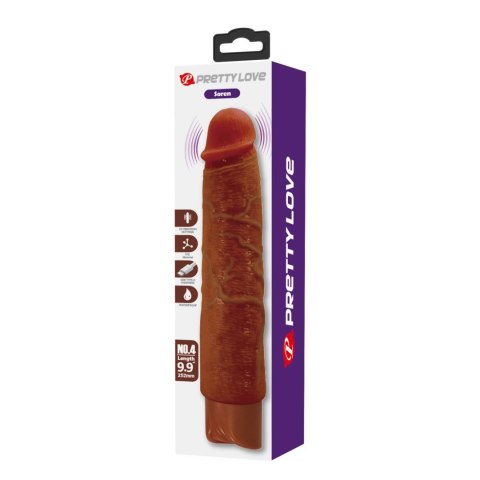 Pretty Love Soren Realistic Vibrating Dildo (Brown Edition) Baile - Boys of Toys Sp. z. o.o. (dystrybutor)
