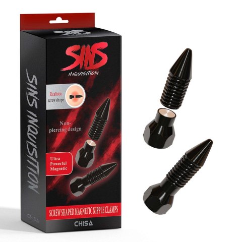 Screw Shaped Magnetic Nipple Clamps CHISA - Boys of Toys Sp. z o.o. (dystrybutor)
