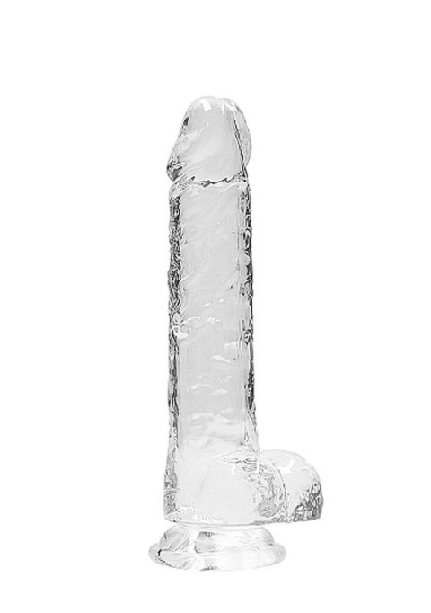 8"" / 20 cm Realistic Dildo With Balls - Transparent SHOTS