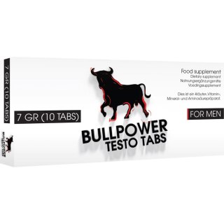 Bull Power Testo Tabs - Stimulating Tablets SHOTS