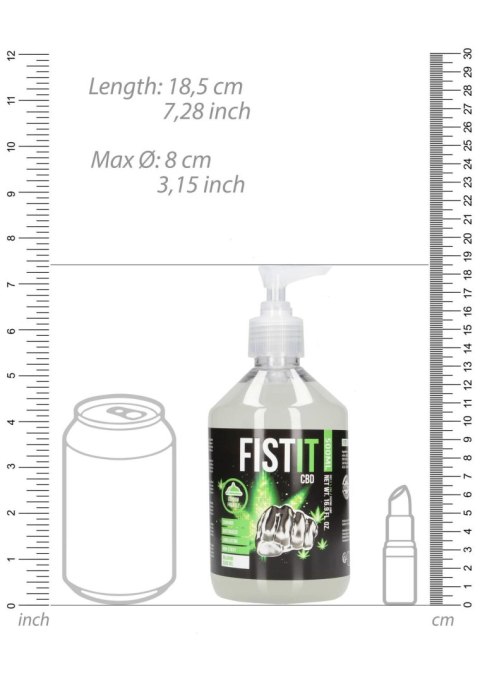 CBD Lubricant - 17 fl oz / 500 ml- Pump SHOTS