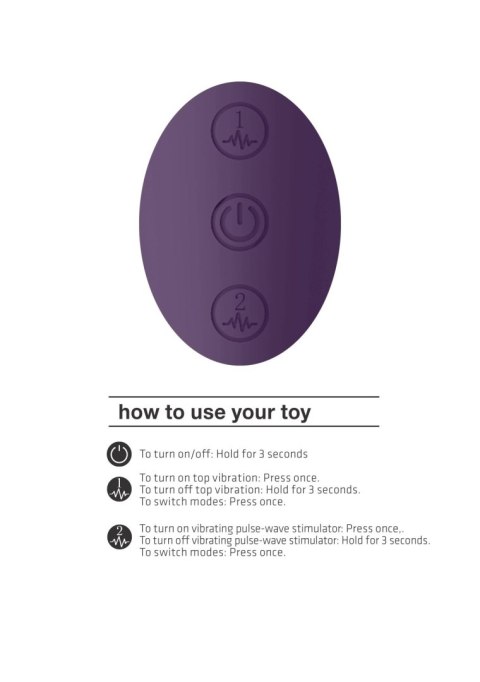 Enora - Wand & Vibrator - Purple SHOTS