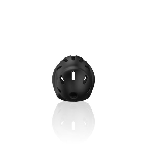 Model 27 - Ultra Soft Silicone Chastity Cage - Black SHOTS