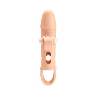 ROMANCE - Penis sleeve, TPE material,vibration, battery LR41*3, Flesh Baile - Boys of Toys Sp. z. o.o. (dystrybutor)