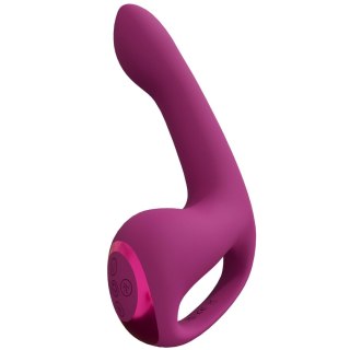 Riko - Rechargeable Triple Action Thumper with Advanced Finger Motion & Pulse Wave Stimulator - Pink SHOTS