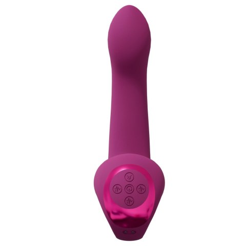 Riko - Rechargeable Triple Action Thumper with Advanced Finger Motion & Pulse Wave Stimulator - Pink SHOTS