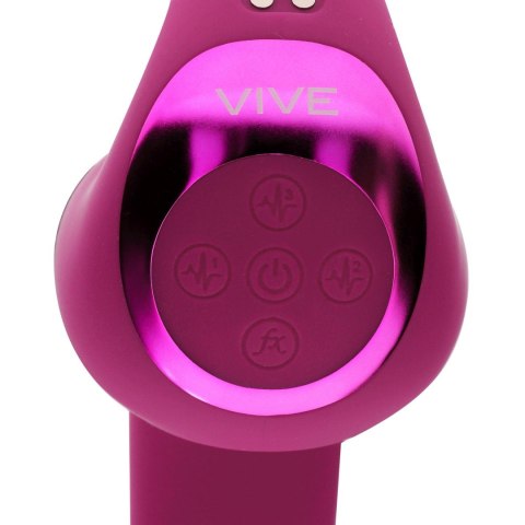 Riko - Rechargeable Triple Action Thumper with Advanced Finger Motion & Pulse Wave Stimulator - Pink SHOTS