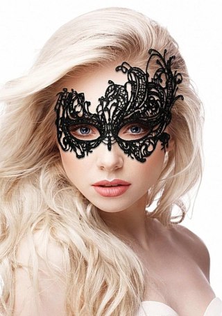 Royal Black Lace Mask - Black SHOTS