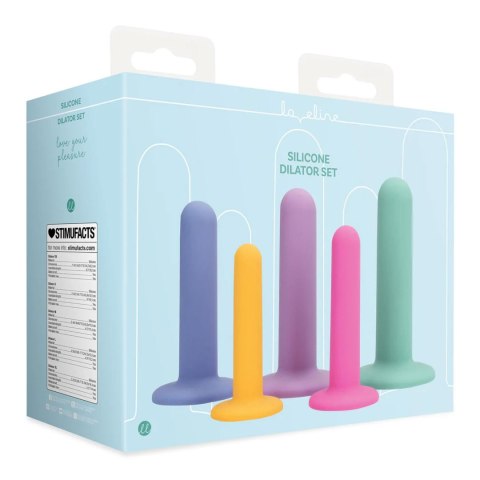 Silicone Vagina Dilator Set - Multicolor SHOTS
