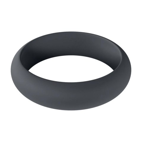 Wide O Silicone Cockring - M - 35mm - Black SHOTS